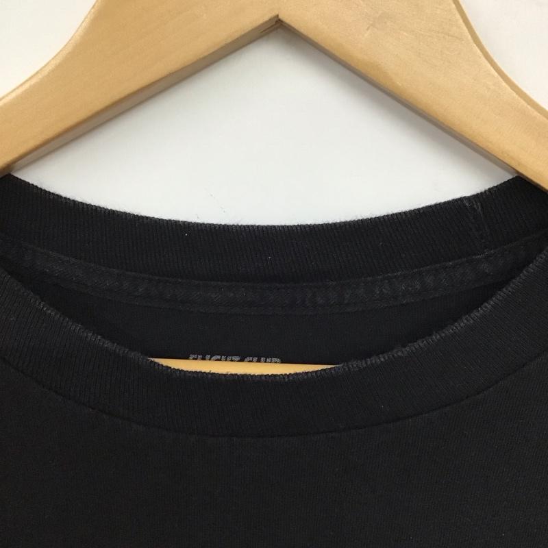 古着 USED Tシャツ 長袖 FLIGHT CLUB L ロゴ、文字 X プリント 黒 / ブラック / black レディース USED 古着 中古 10152216