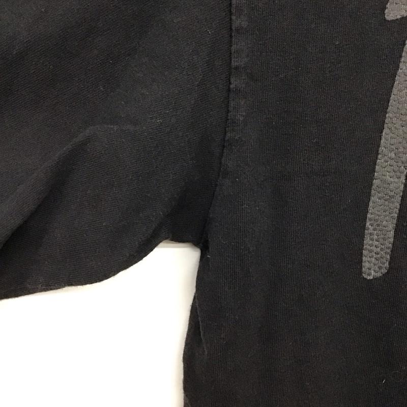 古着 USED Tシャツ 長袖 FLIGHT CLUB L ロゴ、文字 X プリント 黒 / ブラック / black レディース USED 古着 中古 10152216
