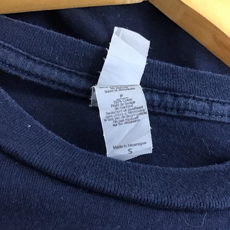 古着 USED Tシャツ 半袖 S プリント 紺 / ネイビー / navy メンズ USED 古着 中古 10152217