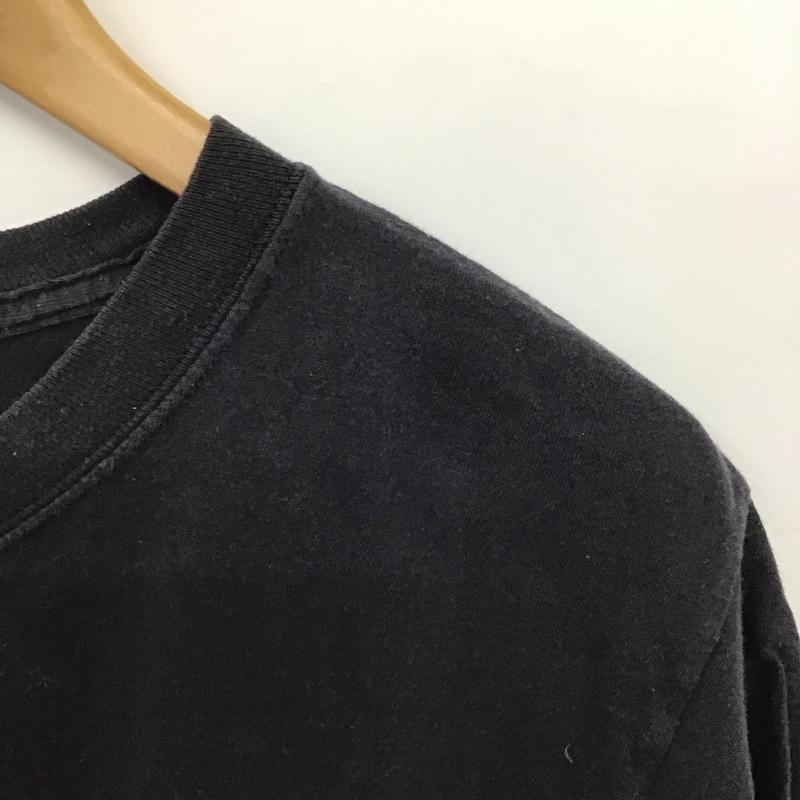 ヘインズ HANES Tシャツ 半袖 M プリント 黒 / ブラック / black メンズ USED 古着 中古 10152219