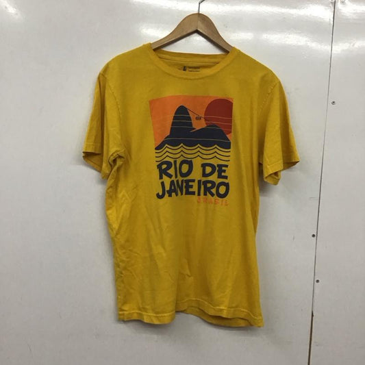 古着 USED Tシャツ 半袖 プリント 黄 / イエロー / yellow メンズ USED 古着 中古 10152221