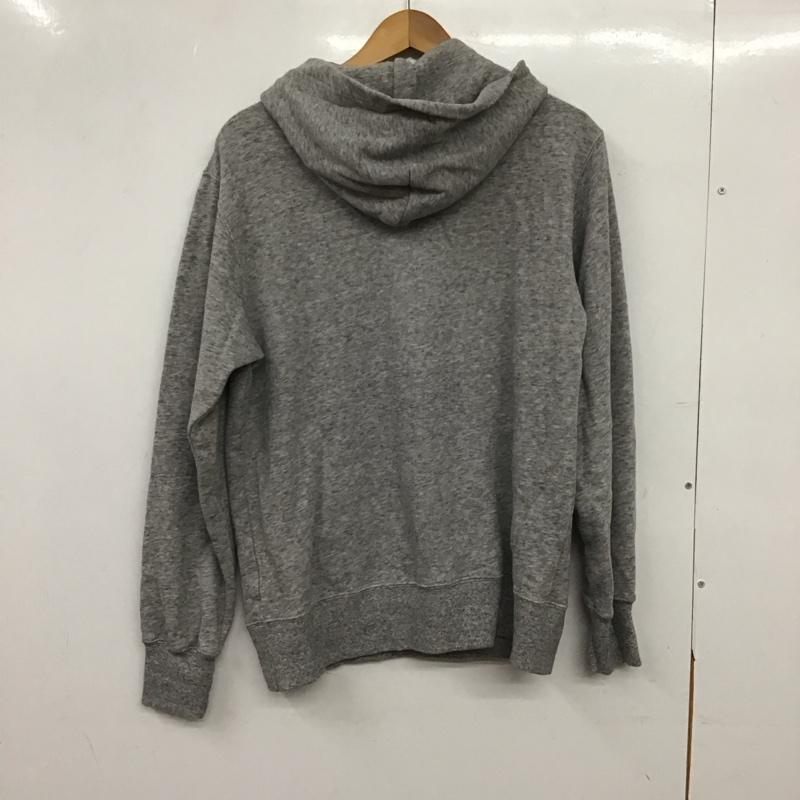 リー Lee パーカー 長袖 M 無地 X プリント 灰 / グレー / gray メンズ USED 古着 中古 10152222