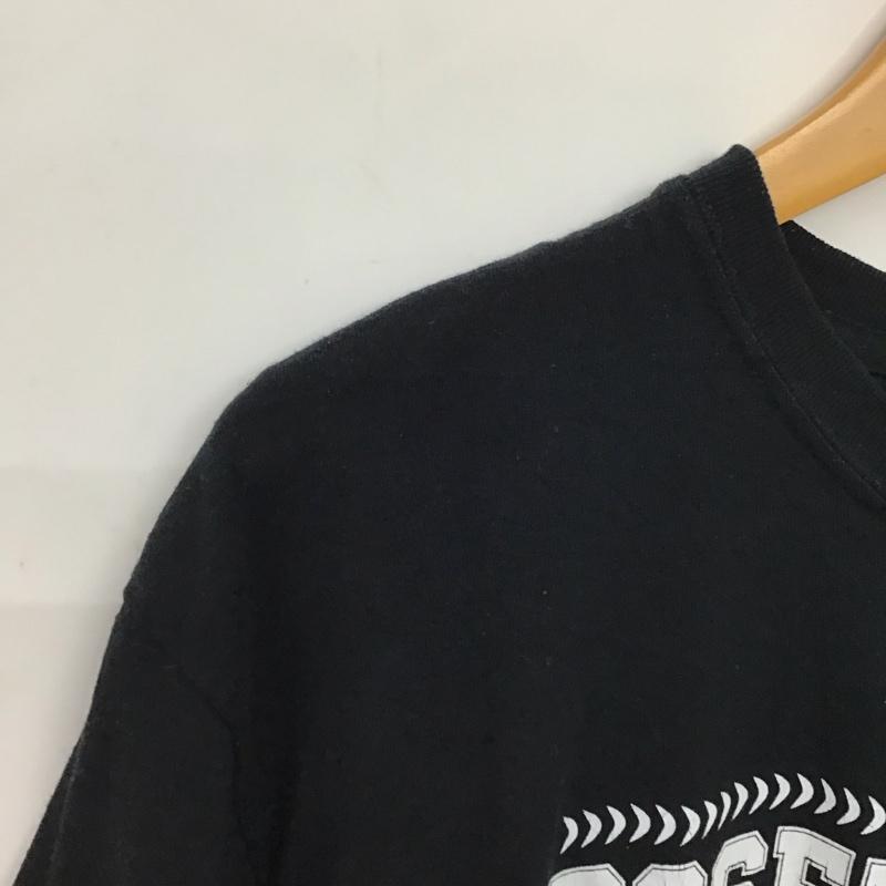 ギルダン GILDAN Tシャツ 半袖 L プリント X ロゴ、文字 黒 / ブラック / black メンズ USED 古着 中古 10152223
