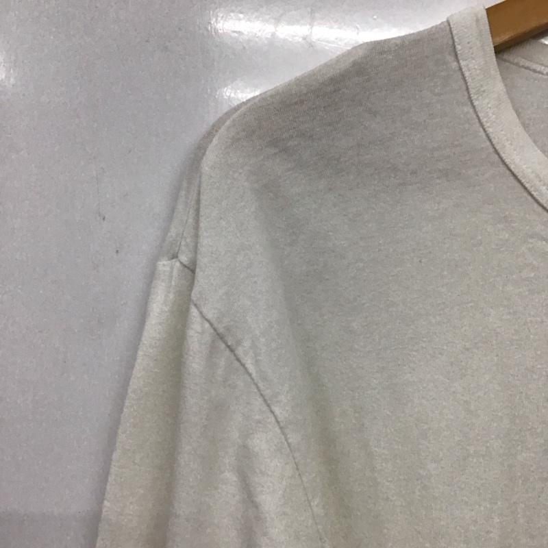 プレイコムデギャルソン PLAY COMME des GARCONS Tシャツ 長袖 L 無地 白 / ホワイト / white メンズ USED 古着 中古 10152224