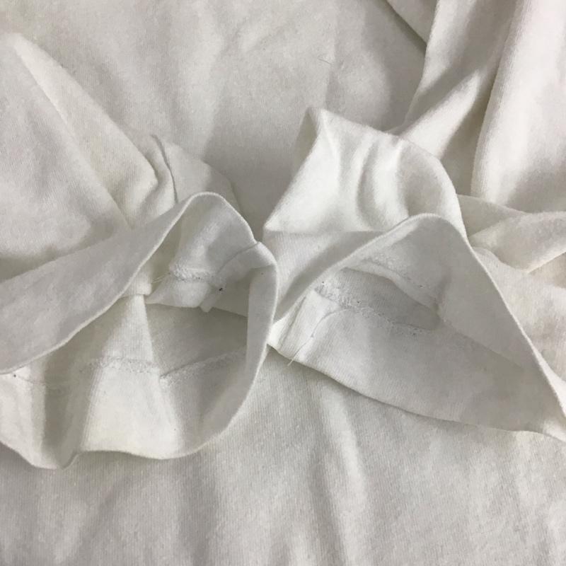 プレイコムデギャルソン PLAY COMME des GARCONS Tシャツ 長袖 L 無地 白 / ホワイト / white メンズ USED 古着 中古 10152224