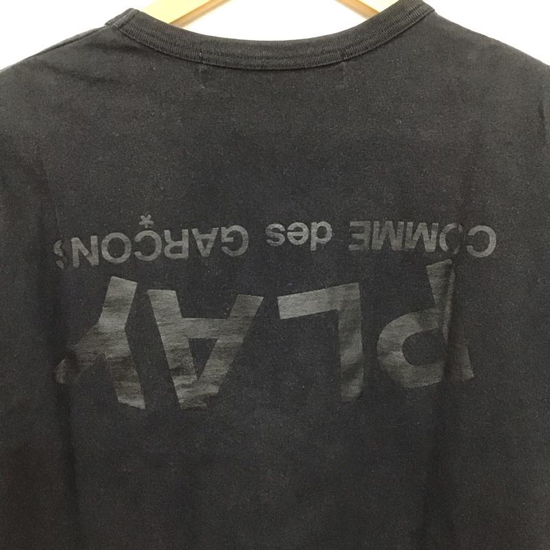 プレイコムデギャルソン PLAY COMME des GARCONS Tシャツ 半袖 M ロゴ、文字 X プリント 黒 / ブラック / black メンズ USED 古着 中古 10152225