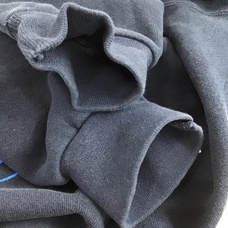 タルテックス tultex トレーナー 長袖 XL ロゴ、文字 X プリント 紺 / ネイビー / navy メンズ USED 古着 中古 10152226