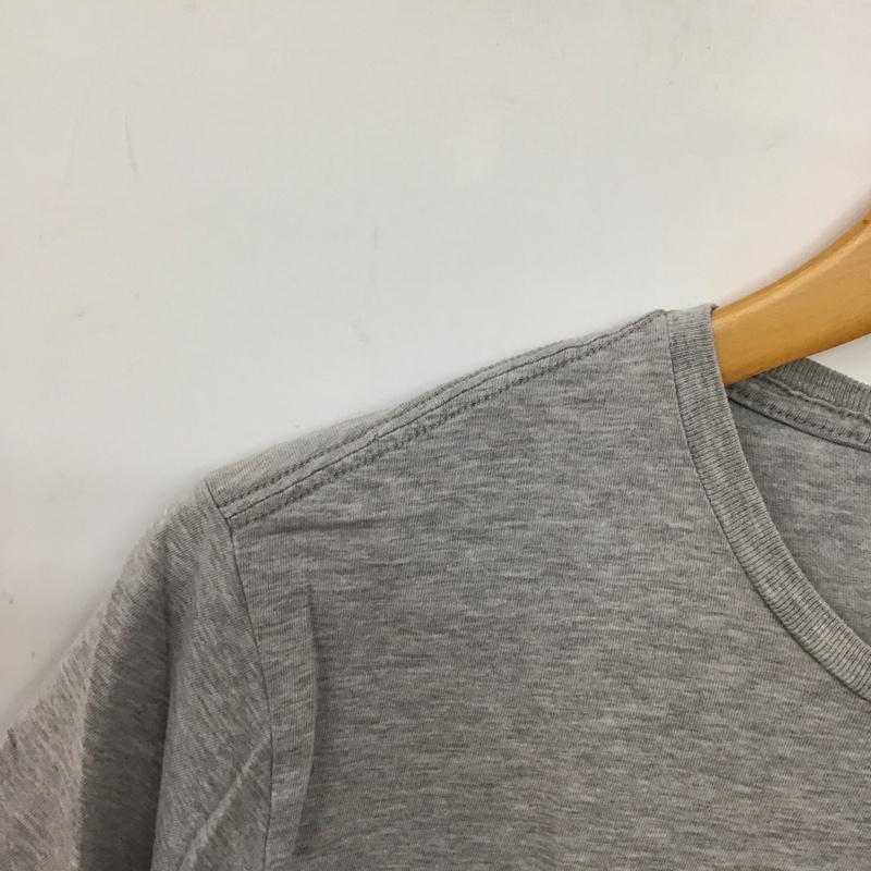 ディーゼル DIESEL Tシャツ 半袖 S ロゴ、文字 X プリント 灰 / グレー / gray メンズ USED 古着 中古 10152228