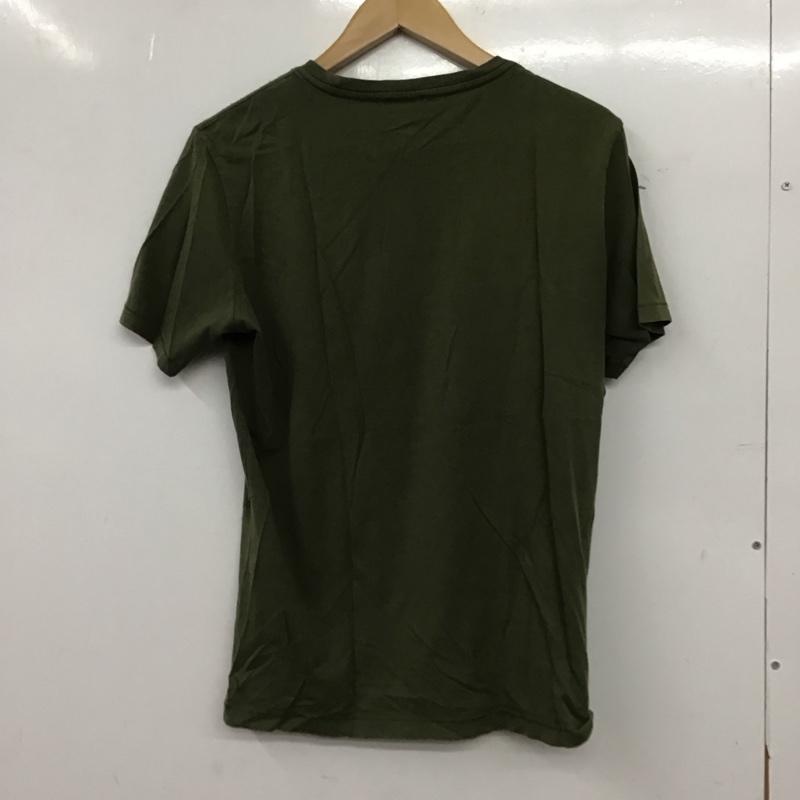 ディーゼル DIESEL Tシャツ 半袖 S 無地 X ロゴ、文字 X プリント カーキ / カーキ / khaki メンズ USED 古着 中古 10152229