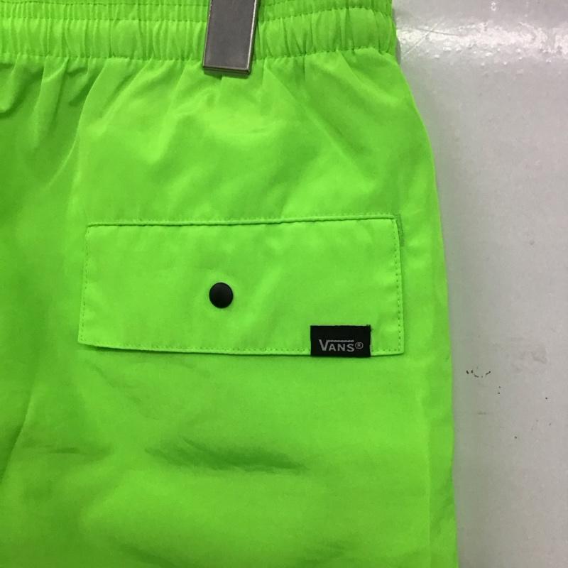バンズ VANS パンツ ショートパンツ L 無地 薄緑 / ライトグリーン / メンズ USED 古着 中古 10152232