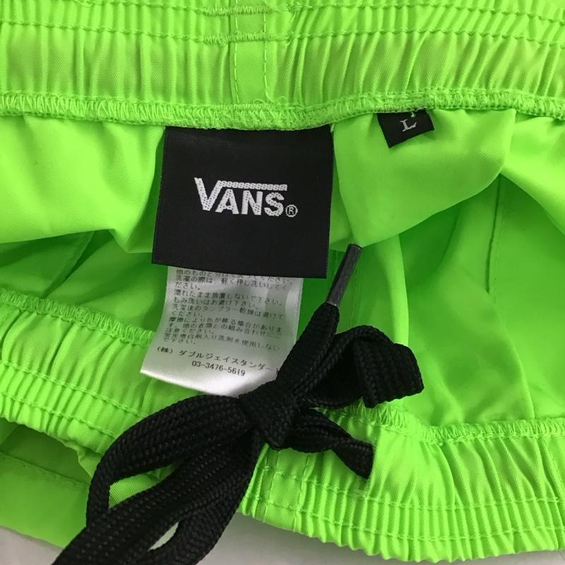 バンズ VANS パンツ ショートパンツ L 無地 薄緑 / ライトグリーン / メンズ USED 古着 中古 10152232