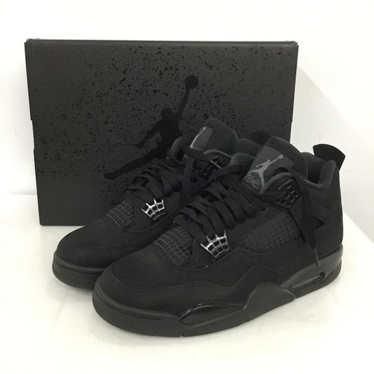 ナイキ NIKE スニーカー スニーカー FV5029-010 AIR JORDAN 4 RETRO 28cm 箱有 28.0cm ロゴ、文字 黒 / ブラック / black メンズ USED 古着 中古 10152238