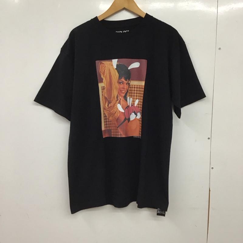 マインデニム MINEDENIM Tシャツ 半袖 SKOLOCT L 黒 / ブラック / black メンズ USED 古着 中古 10152239