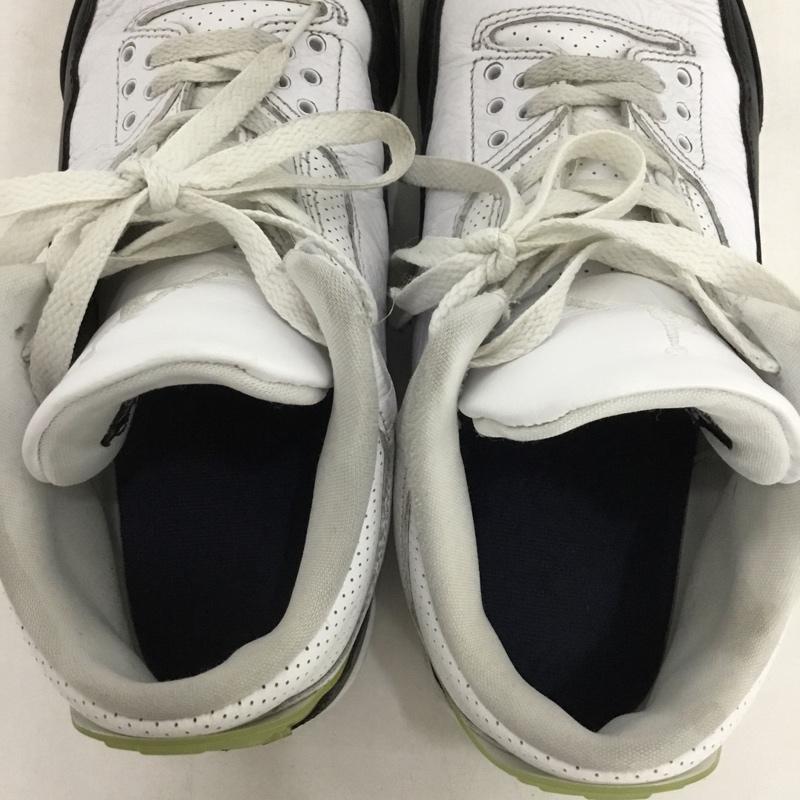 ナイキ NIKE スニーカー スニーカー DA3595-100 AIR JORDAN 3 RETRO SP FRAGMENT DESIGN 27cm 箱有 27.0cm ロゴ、文字 白 / ホワイト / white X 黒 / ブラック / black メンズ USED 古着 中古 10152241