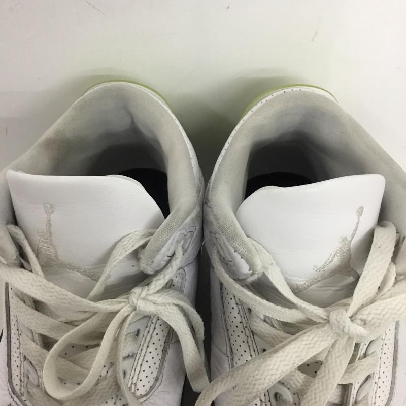 ナイキ NIKE スニーカー スニーカー DA3595-100 AIR JORDAN 3 RETRO SP FRAGMENT DESIGN 27cm 箱有 27.0cm ロゴ、文字 白 / ホワイト / white X 黒 / ブラック / black メンズ USED 古着 中古 10152241