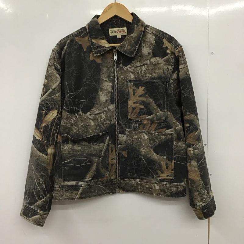 ステューシー STUSSY ジャケット、上着 ジャンパー、ブルゾン 115683 ZIP WORK JACKET REALTREE EDGE M 総柄 マルチカラー / マルチカラー / multicolor メンズ USED 古着 中古 10152242