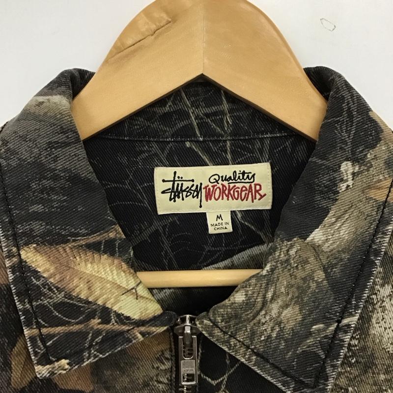 ステューシー STUSSY ジャケット、上着 ジャンパー、ブルゾン 115683 ZIP WORK JACKET REALTREE EDGE M 総柄 マルチカラー / マルチカラー / multicolor メンズ USED 古着 中古 10152242