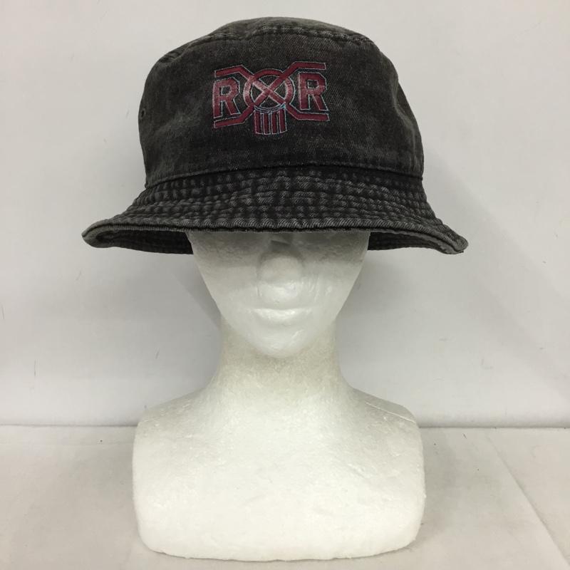 ラフアンドラゲッド ROUGH and RUGGED 帽子 ハット BOUNTY HUNTER バケットハット FREE ロゴ、文字 黒 / ブラック / black メンズ USED 古着 中古 10152248