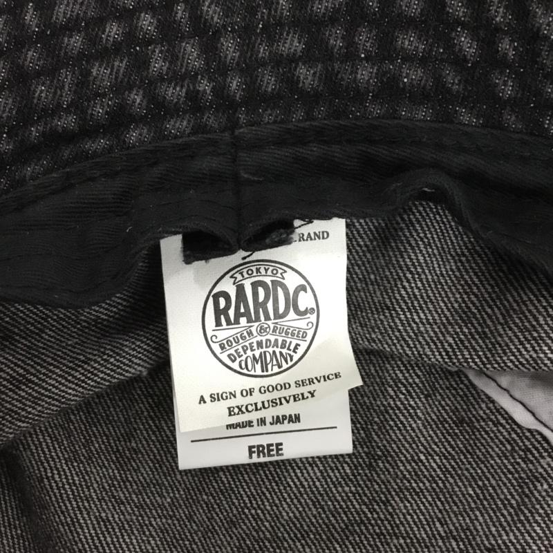 ラフアンドラゲッド ROUGH and RUGGED 帽子 ハット BOUNTY HUNTER バケットハット FREE ロゴ、文字 黒 / ブラック / black メンズ USED 古着 中古 10152248