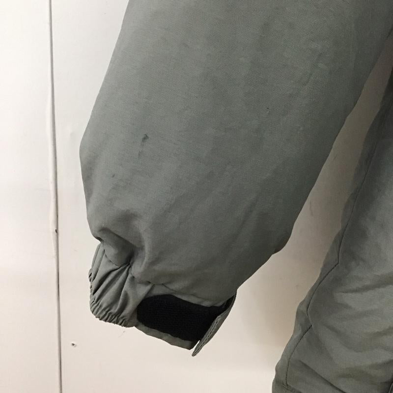 ザノースフェイス THE NORTH FACE ジャケット、上着 ジャンパー、ブルゾン ジップアップダウンジャケット アウターフード付きジャケット L ロゴ、文字 灰 / グレー / gray メンズ USED 古着 中古 10152258