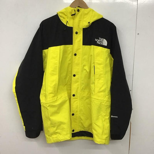 ザノースフェイス THE NORTH FACE ジャケット、上着 ジャンパー、ブルゾン np11834 マウンテンライトジャケット ジップアップジャケット L ロゴ、文字 黒 / ブラック / black X 黄 / イエロー / yellow メンズ USED 古着 中古 10152264