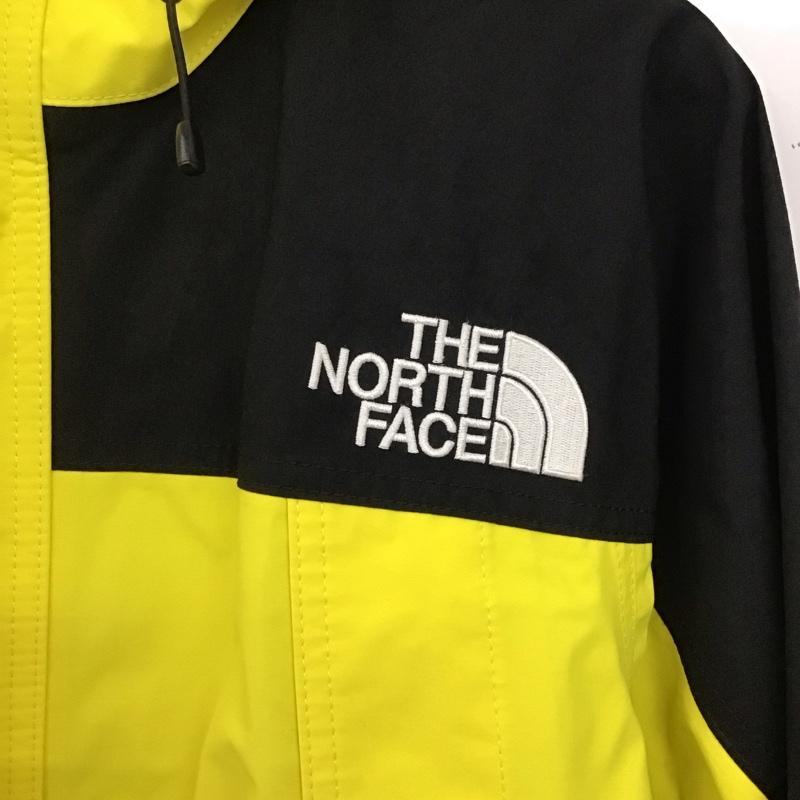 ザノースフェイス THE NORTH FACE ジャケット、上着 ジャンパー、ブルゾン np11834 マウンテンライトジャケット ジップアップジャケット L ロゴ、文字 黒 / ブラック / black X 黄 / イエロー / yellow メンズ USED 古着 中古 10152264