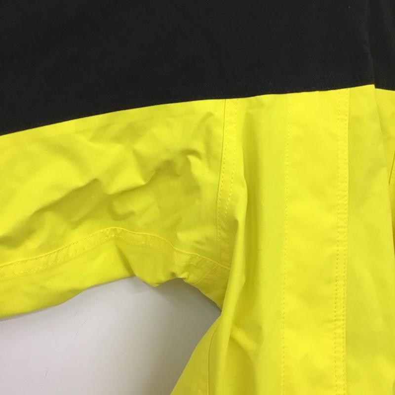 ザノースフェイス THE NORTH FACE ジャケット、上着 ジャンパー、ブルゾン np11834 マウンテンライトジャケット ジップアップジャケット L ロゴ、文字 黒 / ブラック / black X 黄 / イエロー / yellow メンズ USED 古着 中古 10152264