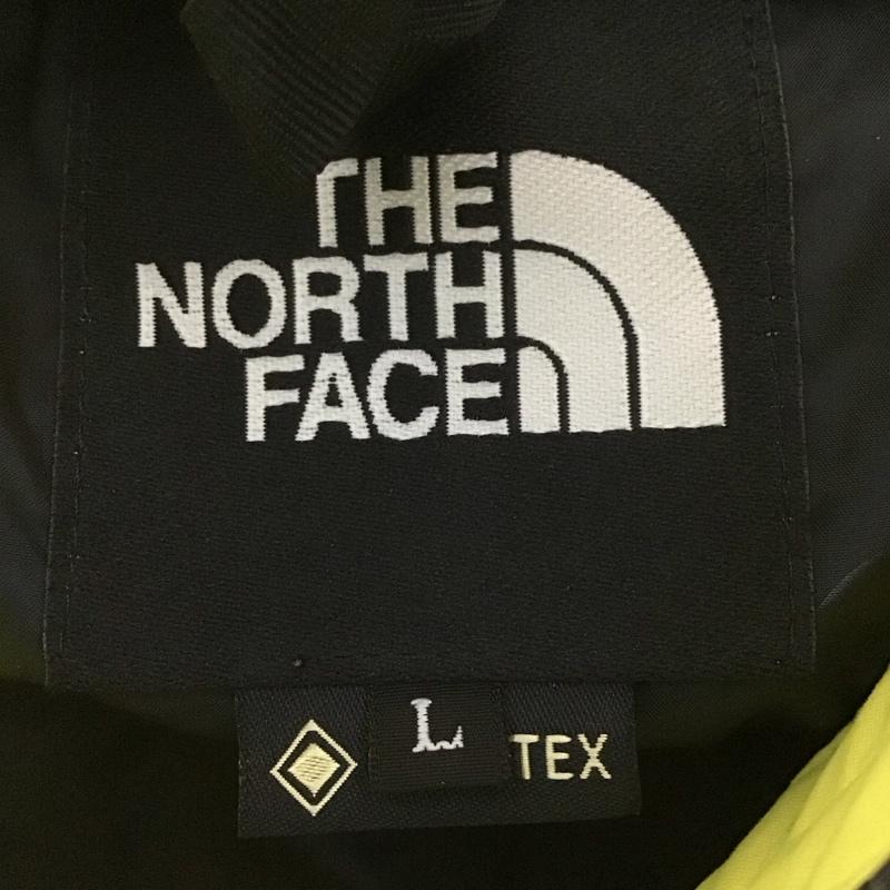 ザノースフェイス THE NORTH FACE ジャケット、上着 ジャンパー、ブルゾン np11834 マウンテンライトジャケット ジップアップジャケット L ロゴ、文字 黒 / ブラック / black X 黄 / イエロー / yellow メンズ USED 古着 中古 10152264
