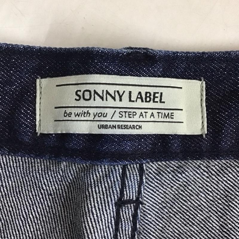 サニーレーベル Sonny Label パンツ デニム、ジーンズ デニムパンツ ワイドパンツ カジュアルパンツ L 無地 インディゴ / インディゴ / Indigo メンズ USED 古着 中古 10152265