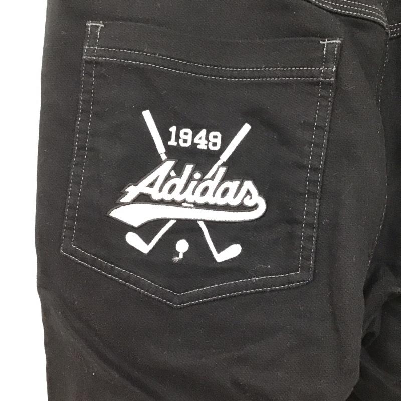 アディダス adidas パンツ ワークパンツ、ペインターパンツ ゴルフウェア スリムパンツ ストレッチパンツ 無地 黒 / ブラック / black メンズ USED 古着 中古 10152269