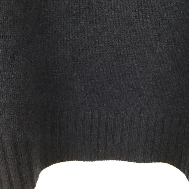 アバクロンビーアンドフィッチ ABERCROMBIE&FITCH ニット、セーター 長袖 長袖ニットカットソー クルーネック セーター M ロゴ、文字 紺 / ネイビー / navy メンズ USED 古着 中古 10152270