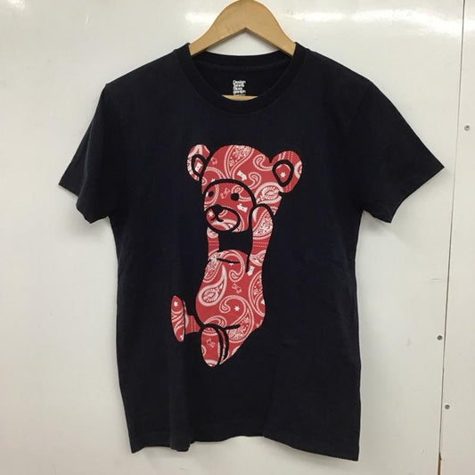 グラニフ graniph Tシャツ 半袖 半袖カットソー プリントTシャツ クルーネックカットソー S ロゴ、文字 紺 / ネイビー / navy メンズ USED 古着 中古 10152271
