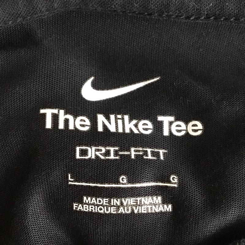 ナイキ NIKE カットソー 長袖 dm6293-010 スポーツウェア 長袖 プリントTシャツ L プリント 黒 / ブラック / black メンズ USED 古着 中古 10152273