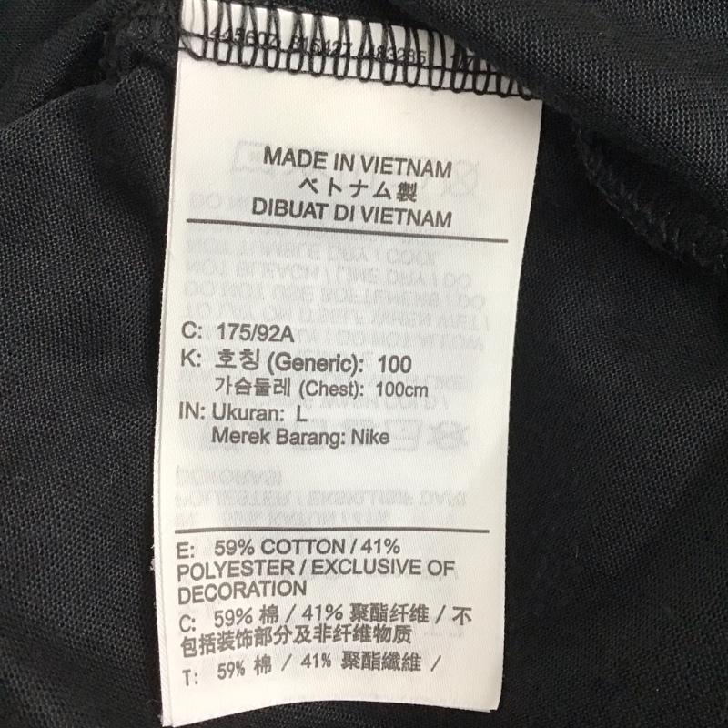 ナイキ NIKE カットソー 長袖 dm6293-010 スポーツウェア 長袖 プリントTシャツ L プリント 黒 / ブラック / black メンズ USED 古着 中古 10152273