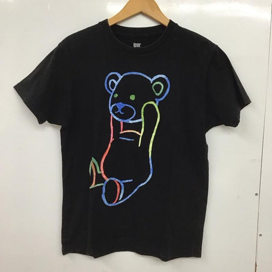 グラニフ graniph Tシャツ 半袖 半袖カットソー プリントTシャツ クルーネックカットソー S プリント 黒 / ブラック / black メンズ USED 古着 中古 10152274