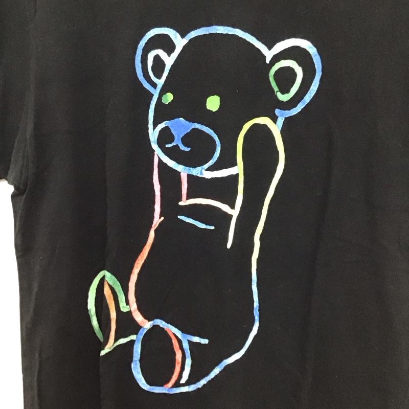 グラニフ graniph Tシャツ 半袖 半袖カットソー プリントTシャツ クルーネックカットソー S プリント 黒 / ブラック / black メンズ USED 古着 中古 10152274