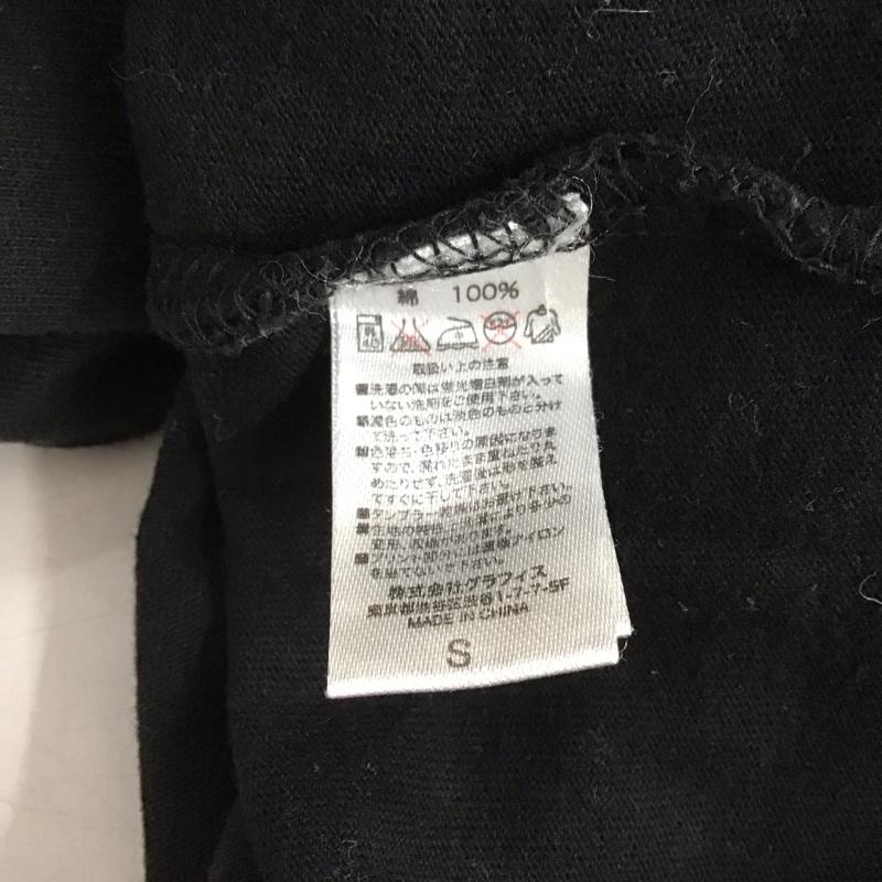 グラニフ graniph Tシャツ 半袖 半袖カットソー プリントTシャツ クルーネックカットソー S プリント 黒 / ブラック / black メンズ USED 古着 中古 10152274