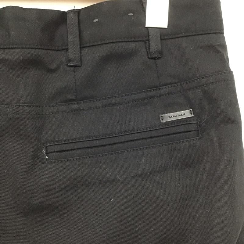 ザラメン ZARA MAN パンツ チノパン チノパン スリムパンツ カジュアルパンツ ストレッチパンツ 42インチ 無地 黒 / ブラック / black メンズ USED 古着 中古 10152275