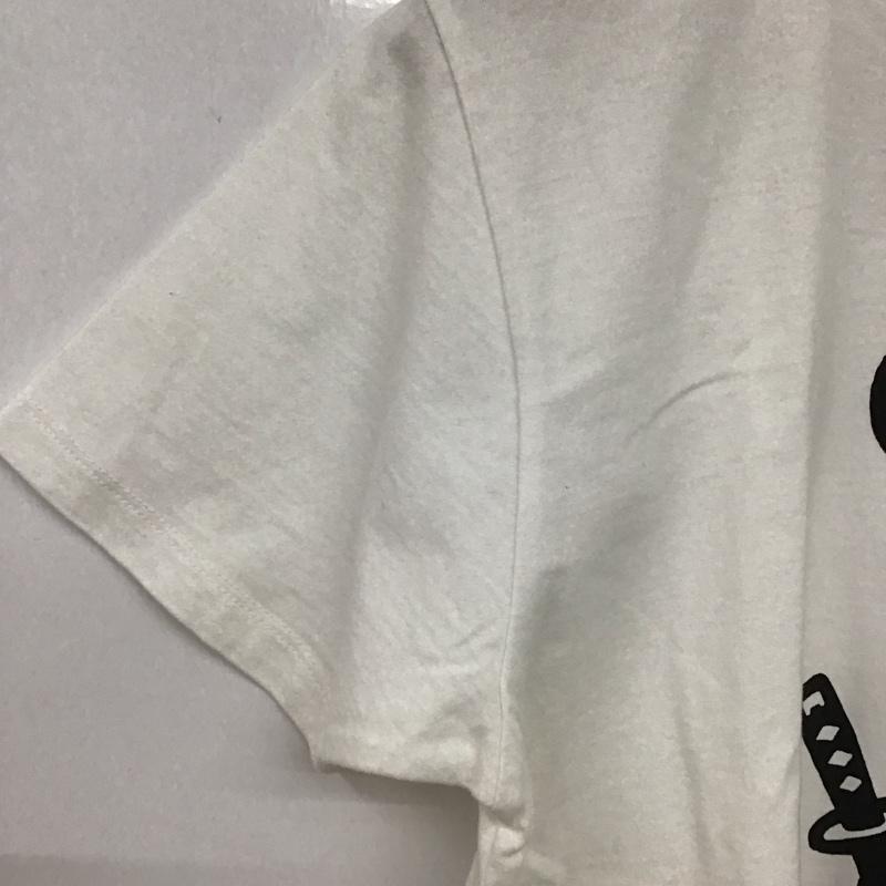 グラニフ graniph Tシャツ 半袖 半袖カットソー プリントTシャツ クルーネックカットソー S プリント 白 / ホワイト / white メンズ USED 古着 中古 10152282