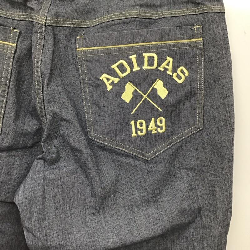 アディダス adidas パンツ チノパン チノパン ワイドパンツ カジュアルパンツ ロゴ、文字 インディゴ / インディゴ / Indigo メンズ USED 古着 中古 10152284