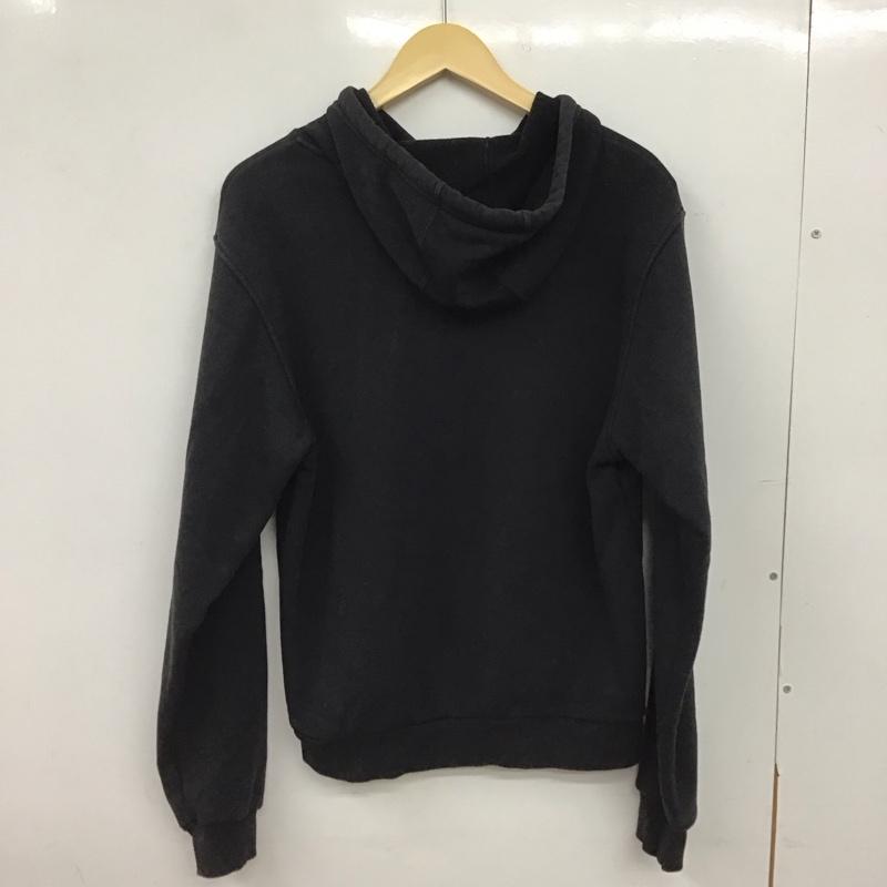 アディダス adidas パーカー 長袖 長袖パーカー プルオーバーパーカー スウェット S プリント 黒 / ブラック / black メンズ USED 古着 中古 10152297