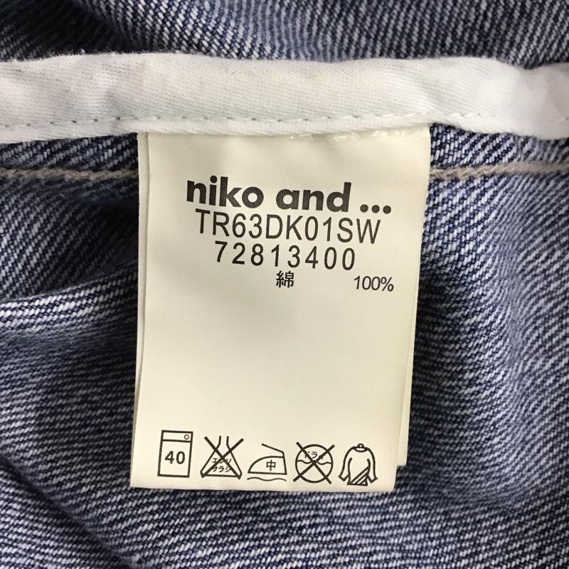 ニコアンド niko and... ジャケット、上着 ジャンパー、ブルゾン デニムジャケット Gジャン アウター カジュアルジャケット 無地 インディゴ / インディゴ / Indigo レディース USED 古着 中古 10152305