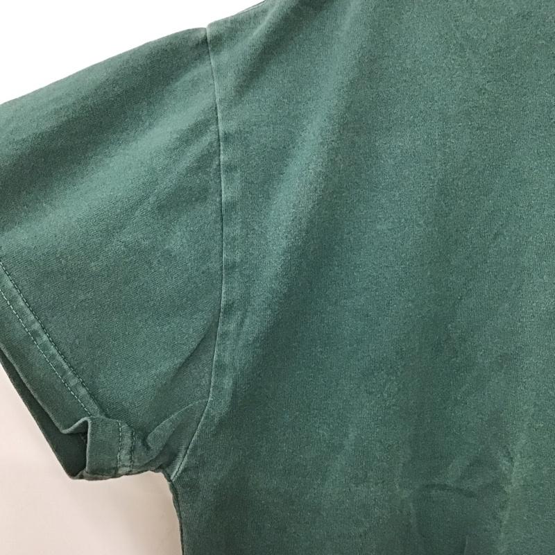 ビュルデサボン bulle de savon Tシャツ 半袖 半袖カットソー プリントTシャツ クルーネックカットソー FREE 無地 緑 / グリーン / green レディース USED 古着 中古 10152316