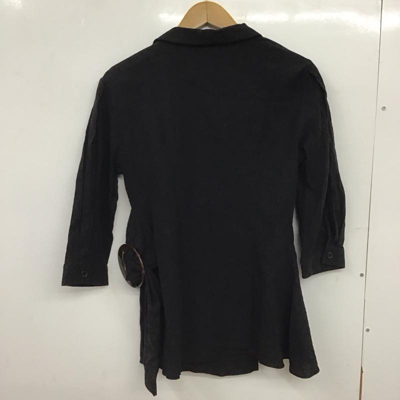 ザラティーアールエフ ZARA TRF カットソー 長袖 長袖カットソー 無地カットソー 長袖シャツ S 無地 黒 / ブラック / black レディース USED 古着 中古 10152317