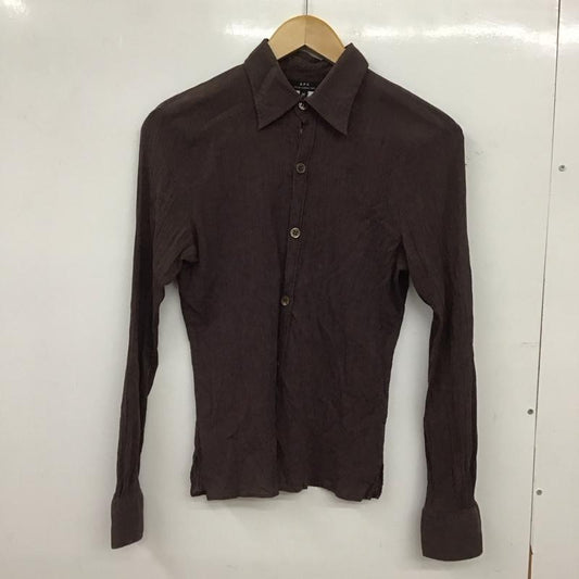 アーペーセー A.P.C. シャツ、ブラウス 長袖 長袖シャツ 無地シャツ カラーシャツ M 無地 茶 / ブラウン / brown レディース USED 古着 中古 10152318