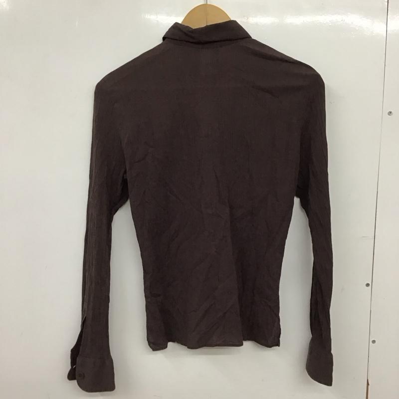 アーペーセー A.P.C. シャツ、ブラウス 長袖 長袖シャツ 無地シャツ カラーシャツ M 無地 茶 / ブラウン / brown レディース USED 古着 中古 10152318