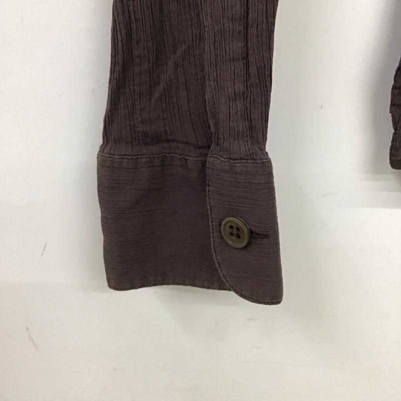 アーペーセー A.P.C. シャツ、ブラウス 長袖 長袖シャツ 無地シャツ カラーシャツ M 無地 茶 / ブラウン / brown レディース USED 古着 中古 10152318