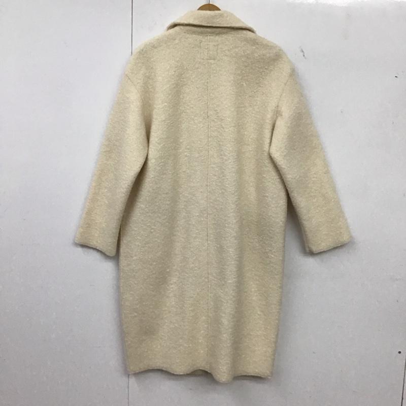 ザラ ZARA コート コート一般 ロングコート カラージャケット アウター S 無地 アイボリー / アイボリー / レディース USED 古着 中古 10152320