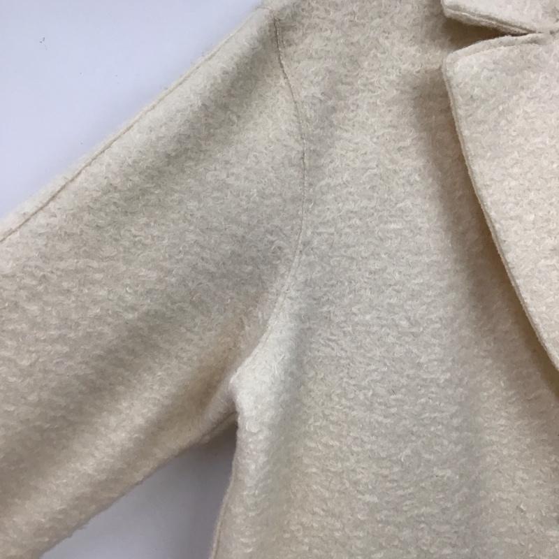 ザラ ZARA コート コート一般 ロングコート カラージャケット アウター S 無地 アイボリー / アイボリー / レディース USED 古着 中古 10152320