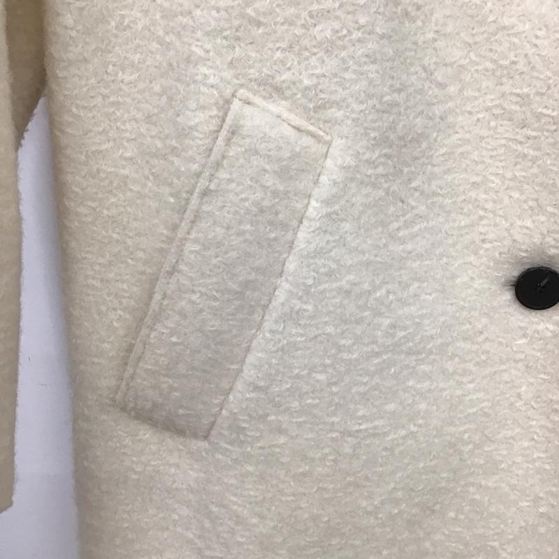 ザラ ZARA コート コート一般 ロングコート カラージャケット アウター S 無地 アイボリー / アイボリー / レディース USED 古着 中古 10152320